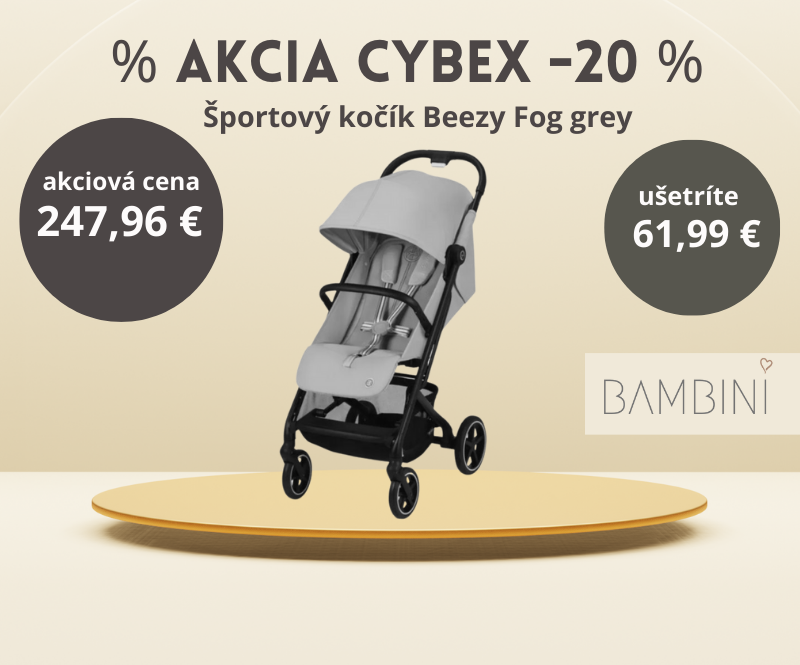 a akcia cybex beezy fog grey